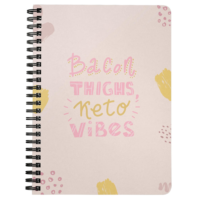 Bacon-Thighs-Keto-Vibes-Spiral-bound-Notebook