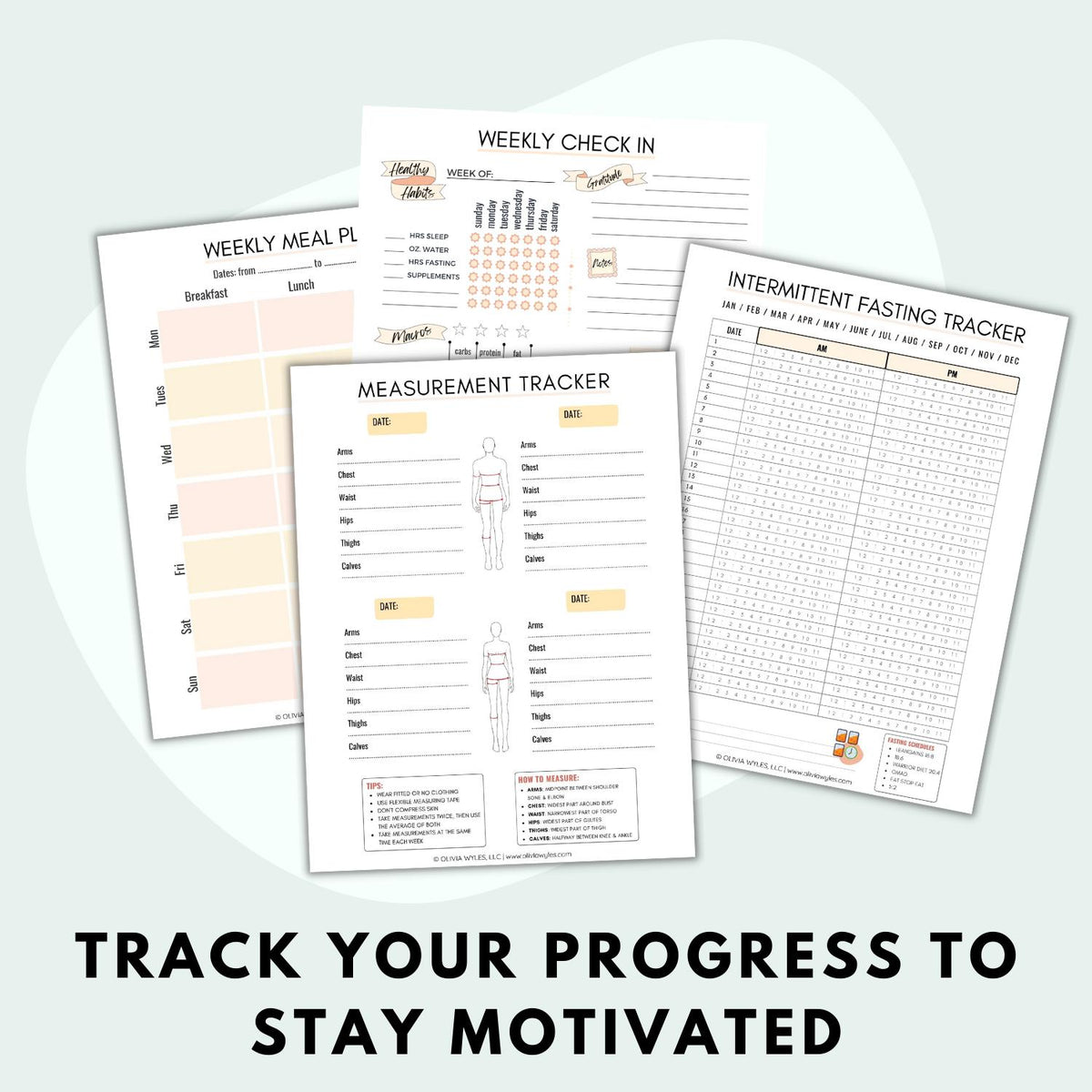 Keto for Beginners: Trackers | Printable & Digital PDFs